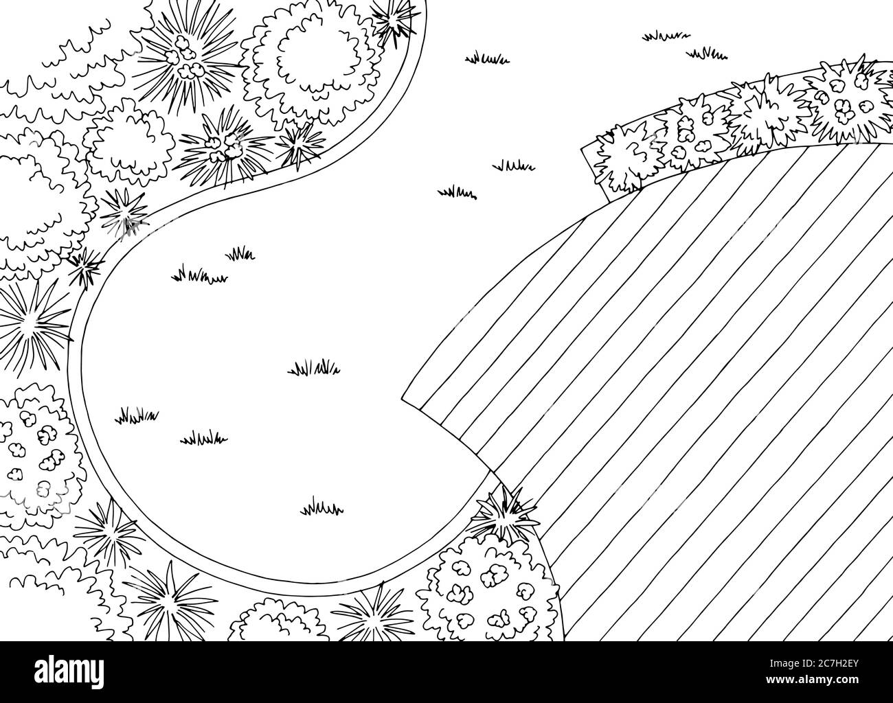 Landscape design plan hi