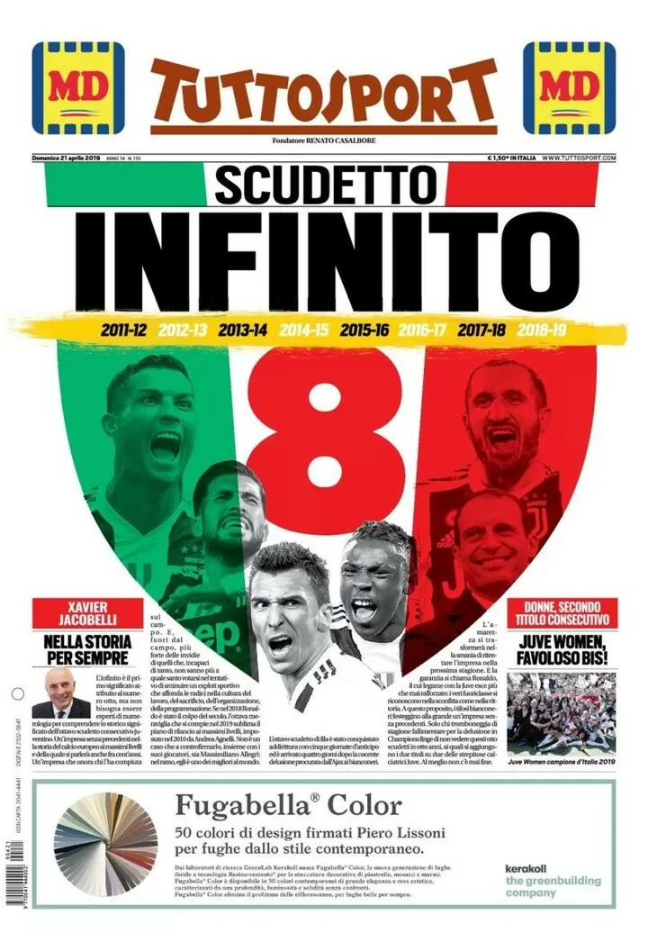 The infinite scudetto