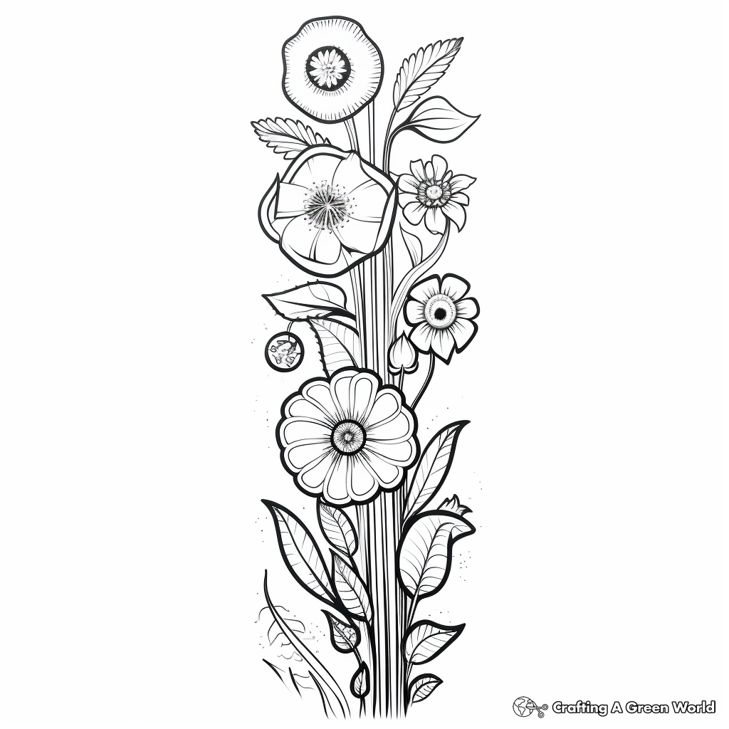 Bookmark coloring pages