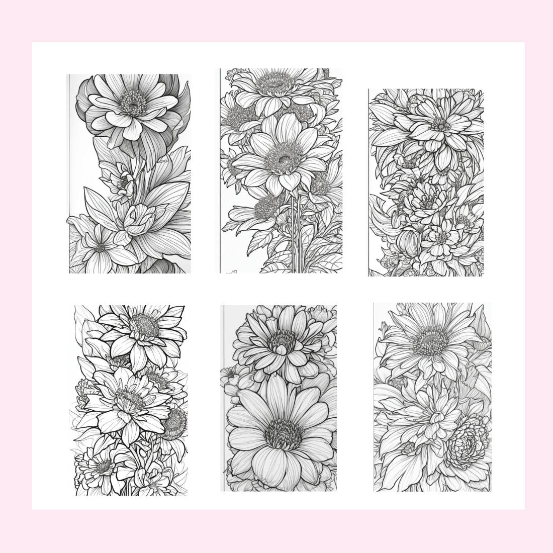 Beautiful and stunning beautiful and sweet flower coloring page for adult