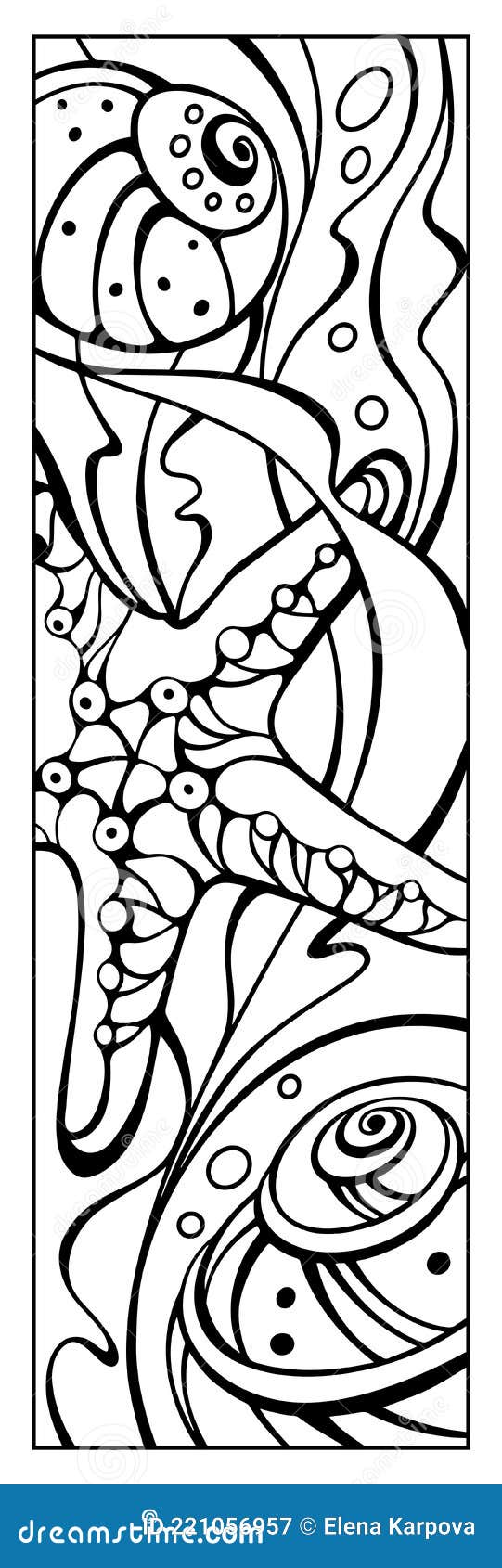 Adult coloring bookmark stock illustrations â adult coloring bookmark stock illustrations vectors clipart