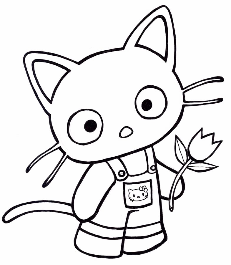 Free printable cat coloring pages for kids