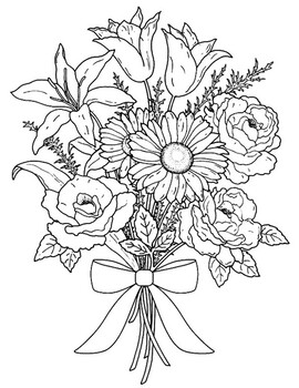 Plant coloring pages tpt