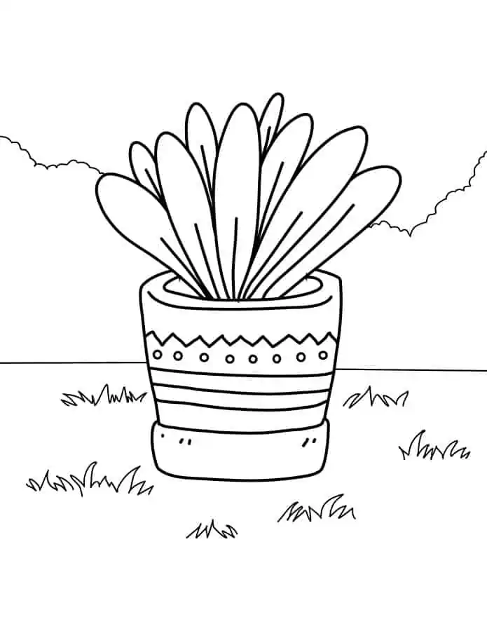 Coloring pages of plants âfor free