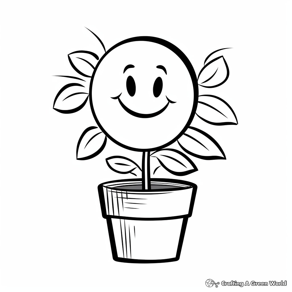 Plant coloring pages