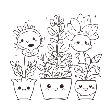 Little plant coloring pages printable coloring pages outline sketch drawing vector plant drawing wing drawing ring drawing png and vector with transparent background for free download