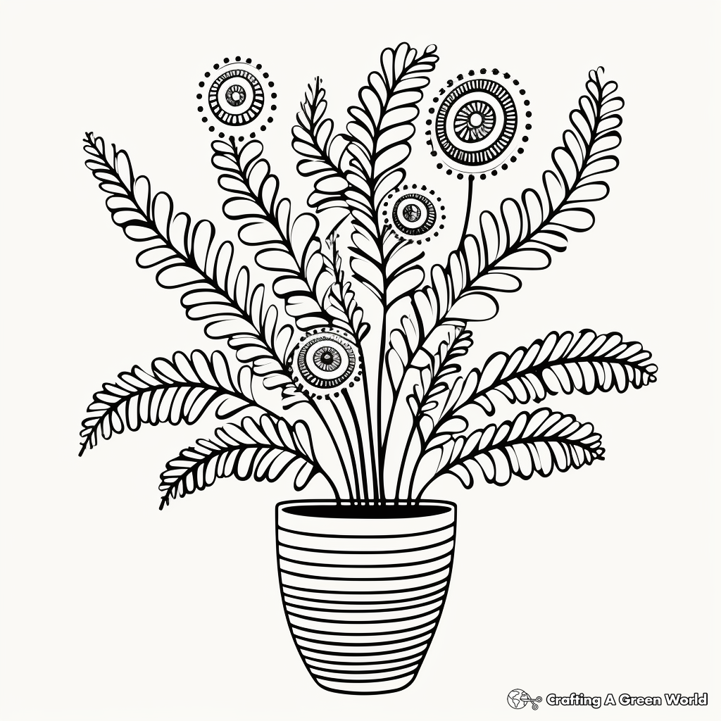 Plant coloring pages