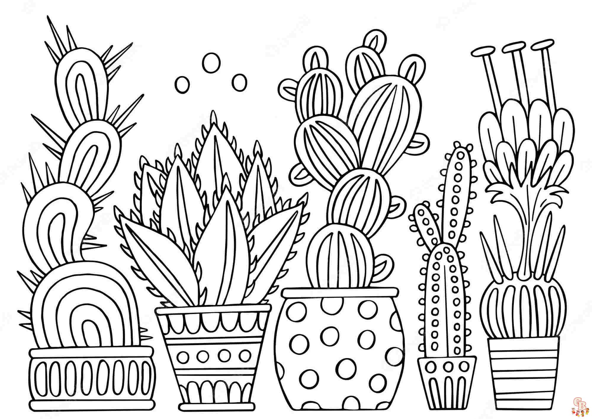 Printable plant coloring pages free for kids and adults