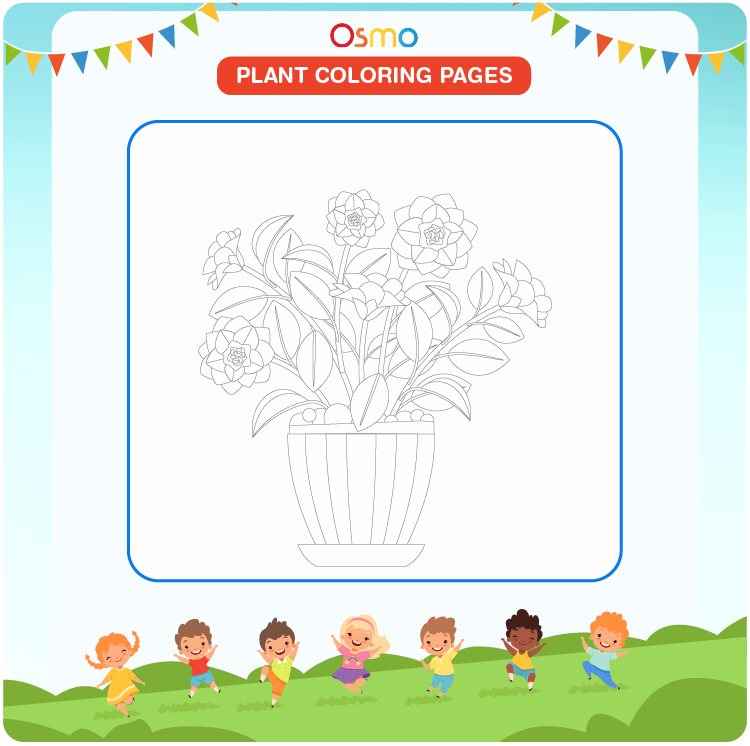 Plant coloring pages download free printables