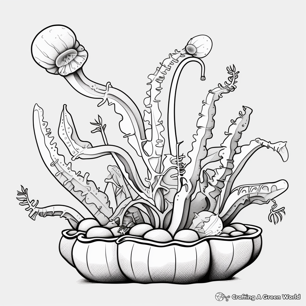 Plant coloring pages
