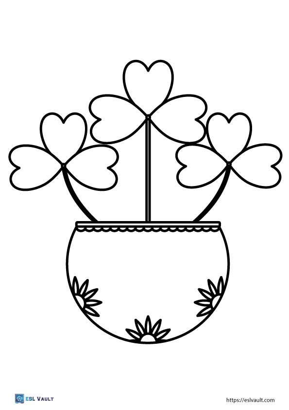 Free printable plant coloring pages