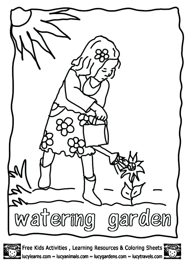 Plants coloring pages printable for free download