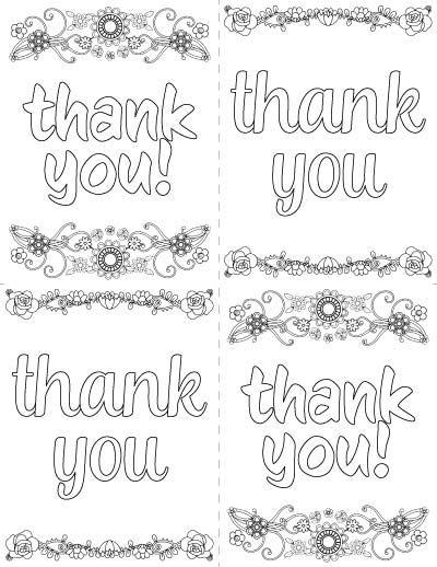 Free printable thank you coloring pages printable coloring cards printable thank you cards free printable cards