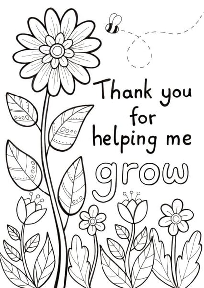 Thank you for helping me grow colour in card