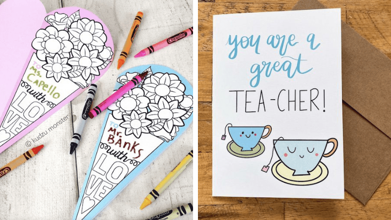 Best teacher appreciation greeting cards