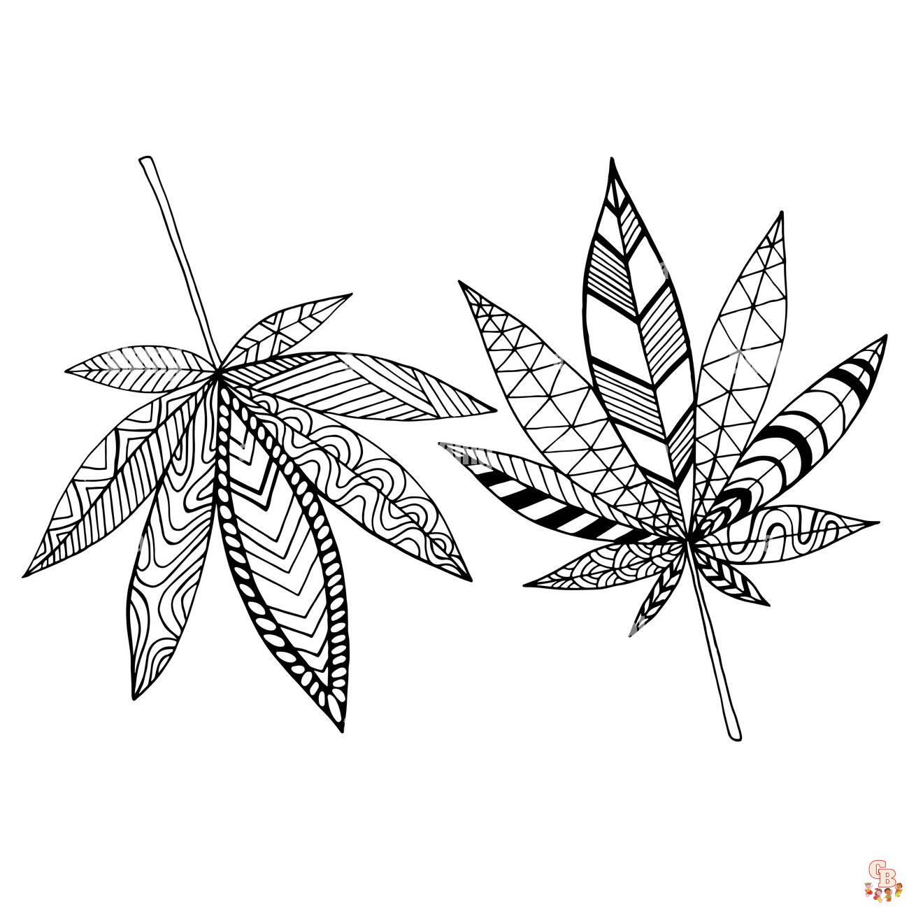 Explorar the world of weed coloring pages imprimible gratis y fãcil