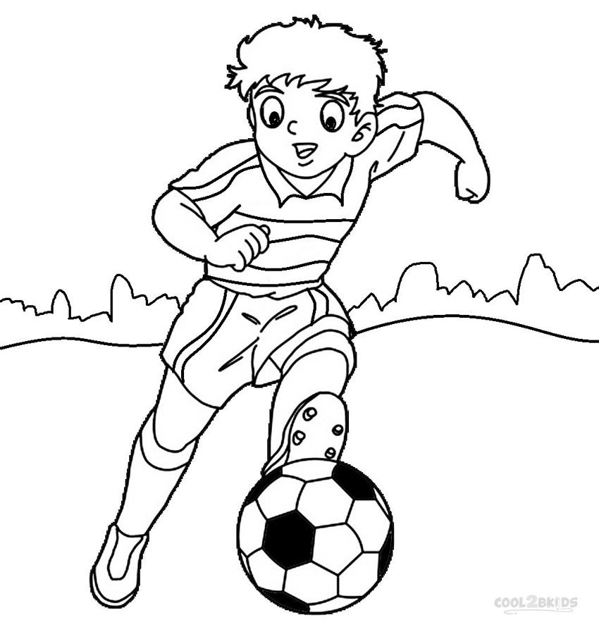 Printable football player coloring pag for kids coolbkids sports coloring pag football coloring pag coloring pag