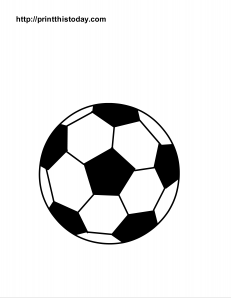 Free printable sports balls coloring pag print this today soccer ball printable sports soccer