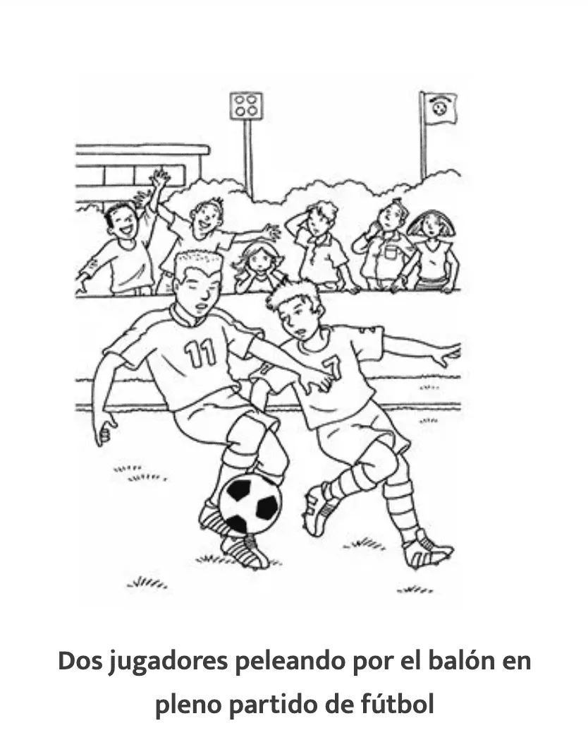 Dibujos de fãºtbol para colorear