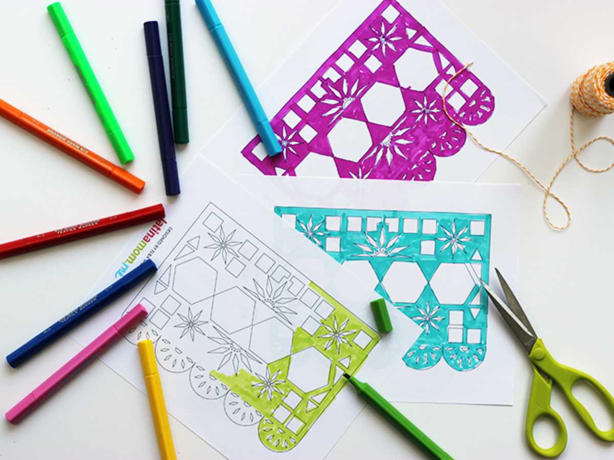 Day of the dead printable papel picado