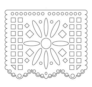 Papel picado â bokados sobres de papel calavera de papel hacer sobres de papel