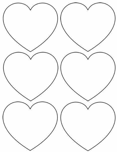 Molde de corazones valentine holders het template felt het