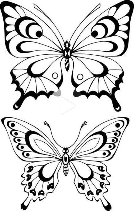 Plantillas de mariposas para imprimir gratis mariposas de diferent tamaãos â aplicacion butterfly outline butterfly drawing butterfly coloring page