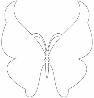 Moldes mariposas para descargar e imprimir