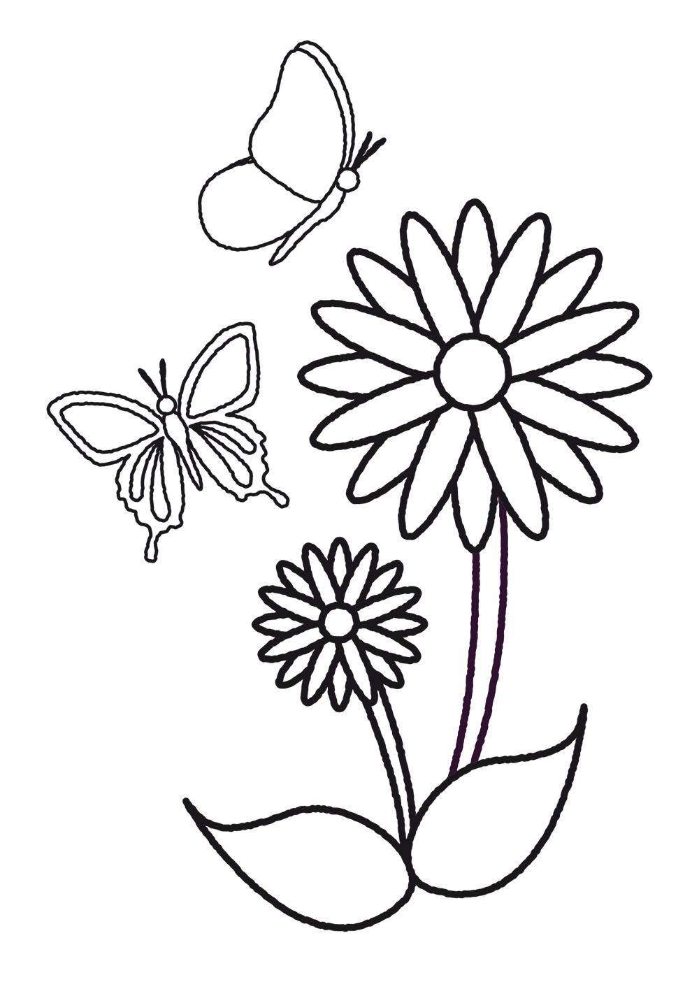 Error de la base de datos mariposas para colorear dibujos para colorear dibujos de flor