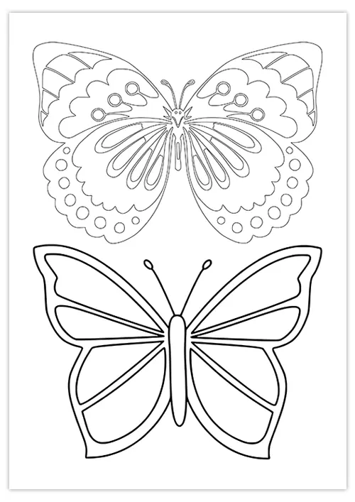 Mariposas para imprimir pdf â