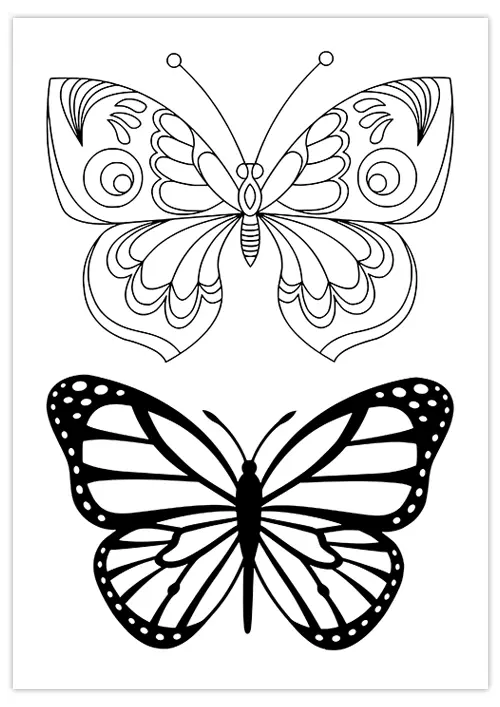 Mariposas para imprimir pdf â