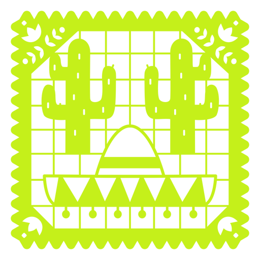 Diseãos png de papel picado para camisetas merch