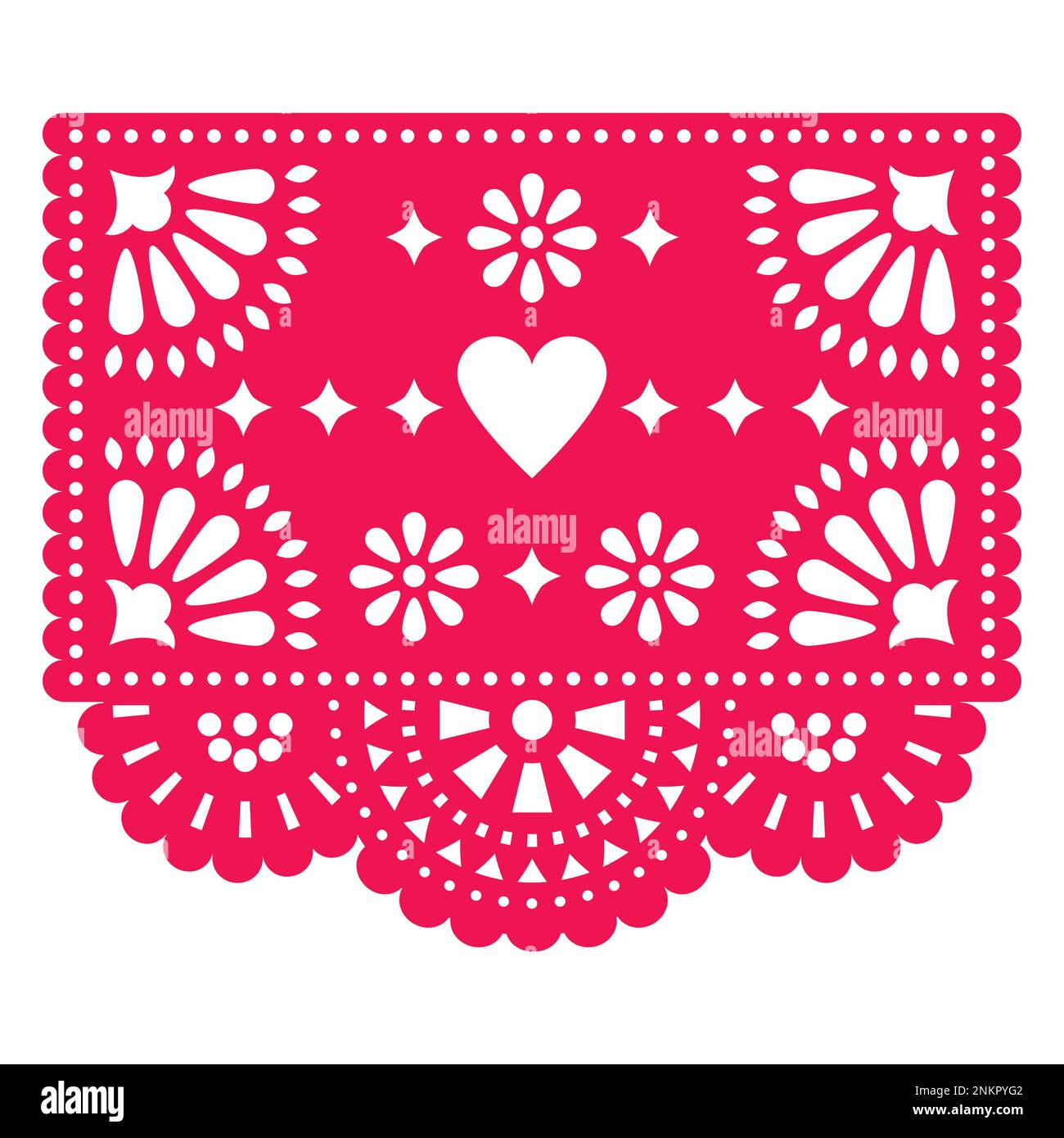 Mexican paper cut decoration cut out stock images pictures