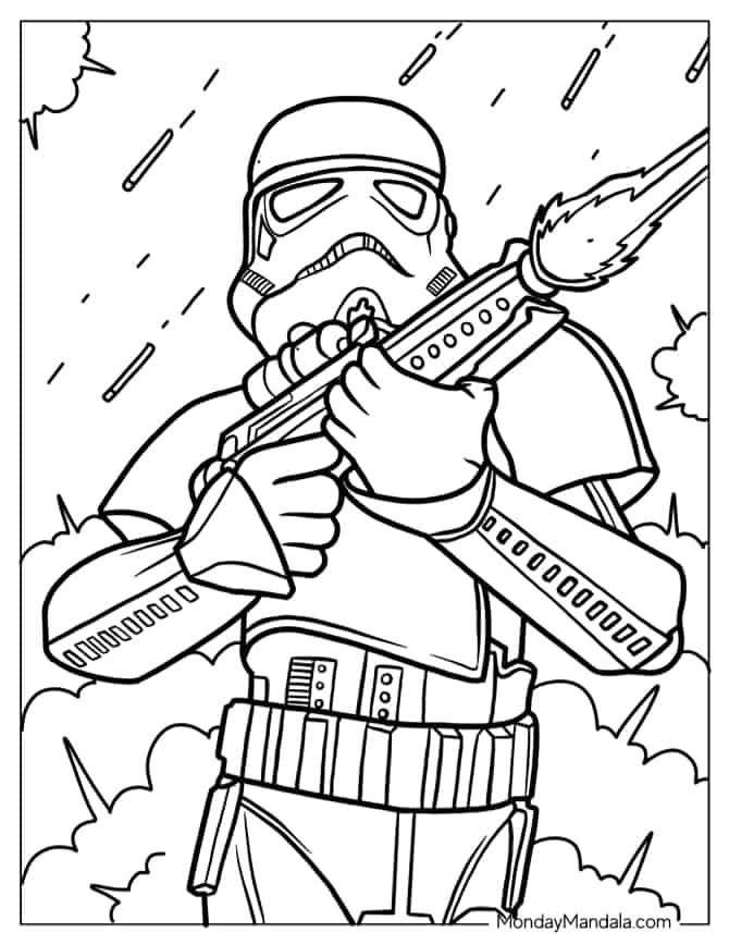 Star wars coloring pages free pdf printables