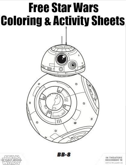 Star wars the force awakens coloring sheets