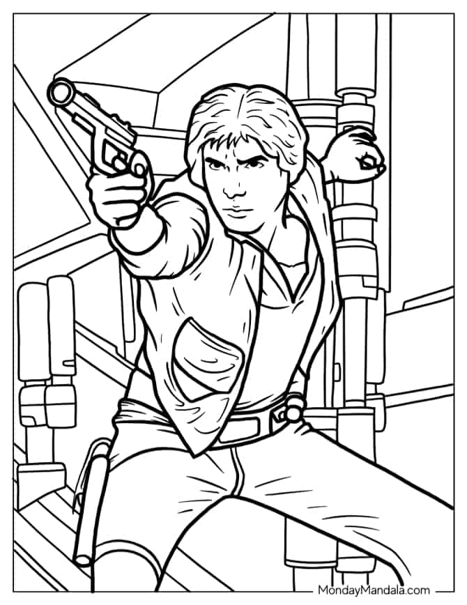 Star wars coloring pages free pdf printables