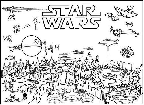 Dibujos de star wars para colorear e imprimir ausmalbilder bilder zum ausmalen malvorlagen fãr kinder