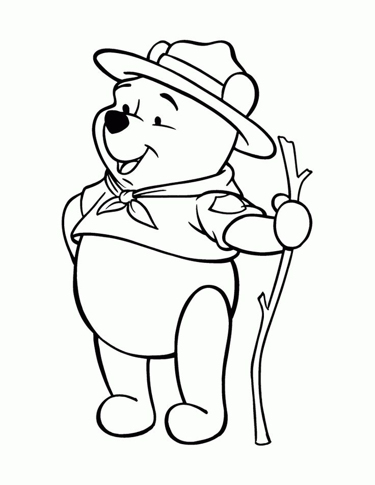 Dibujos de winnie pooh para colorear pintar e imprimir gratis pãginas para colorear disney libro de colores pãginas para colorear