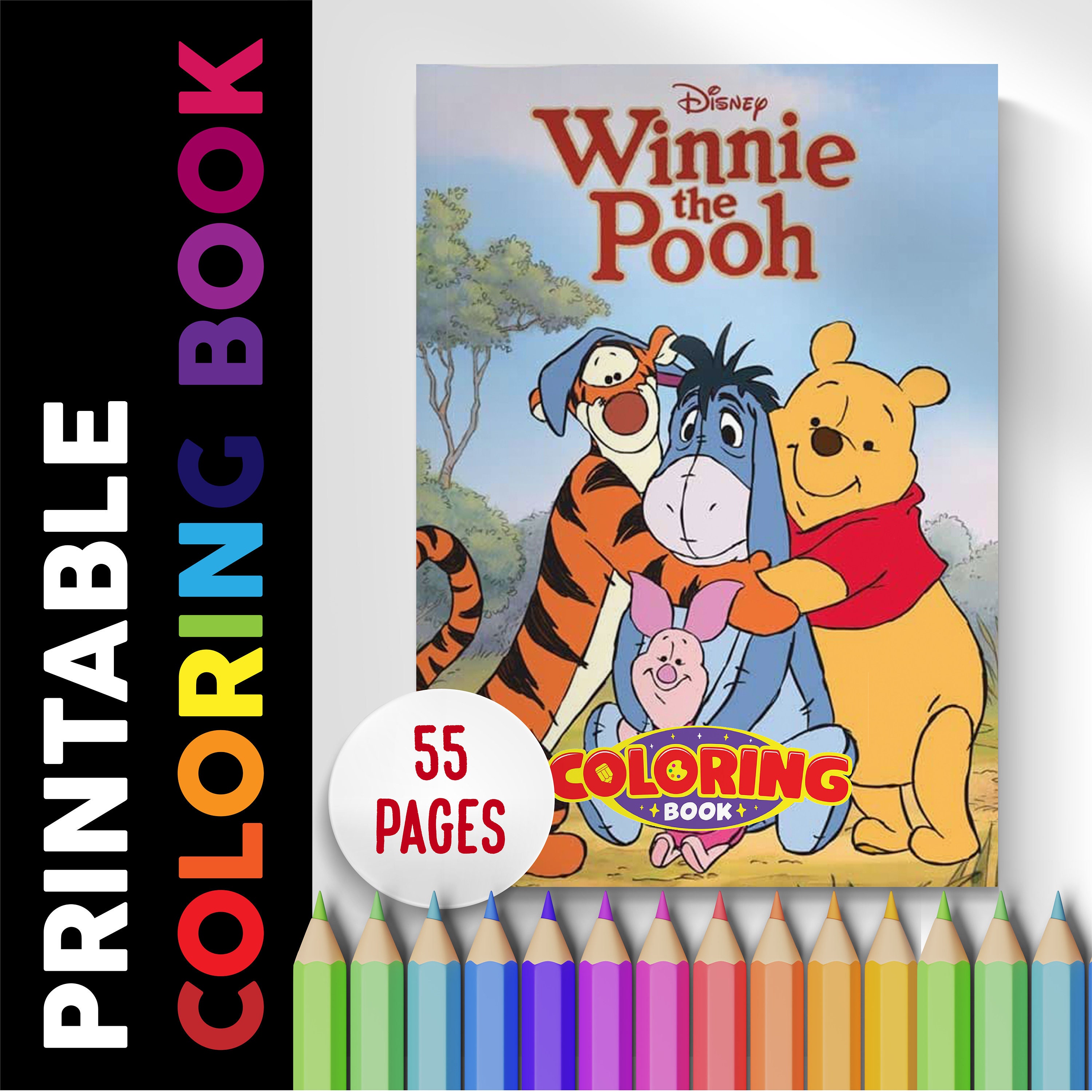 Libro para colorear winnie the pooh pãginas pãginas para colorear imprimibles