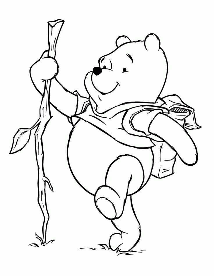 Winnie pooh pa colore pint e imprimir kleurplaten boek bladzijden kleuren winnie de pooh