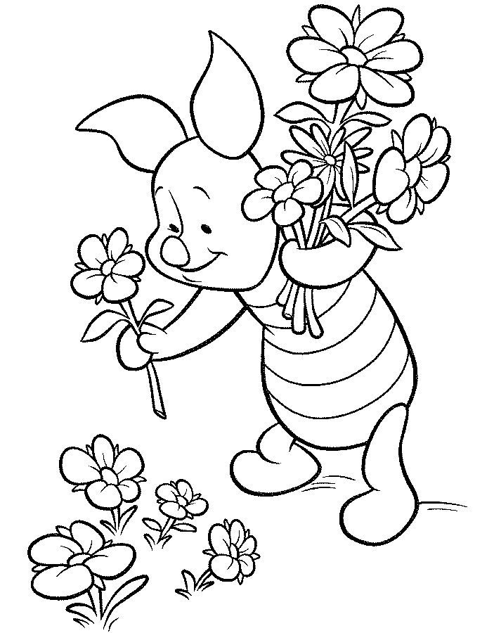 Winnie pooh para colorear pintar e imprimir disney coloring pages cartoon coloring pages coloring book art