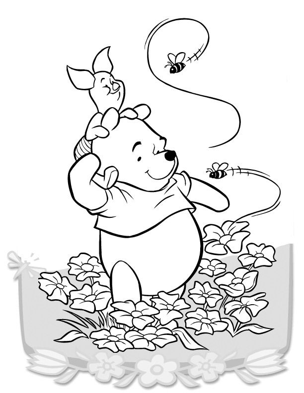 Winnie the pooh para dibujar pãginas para colorear disney pãginas para colorear libro de color