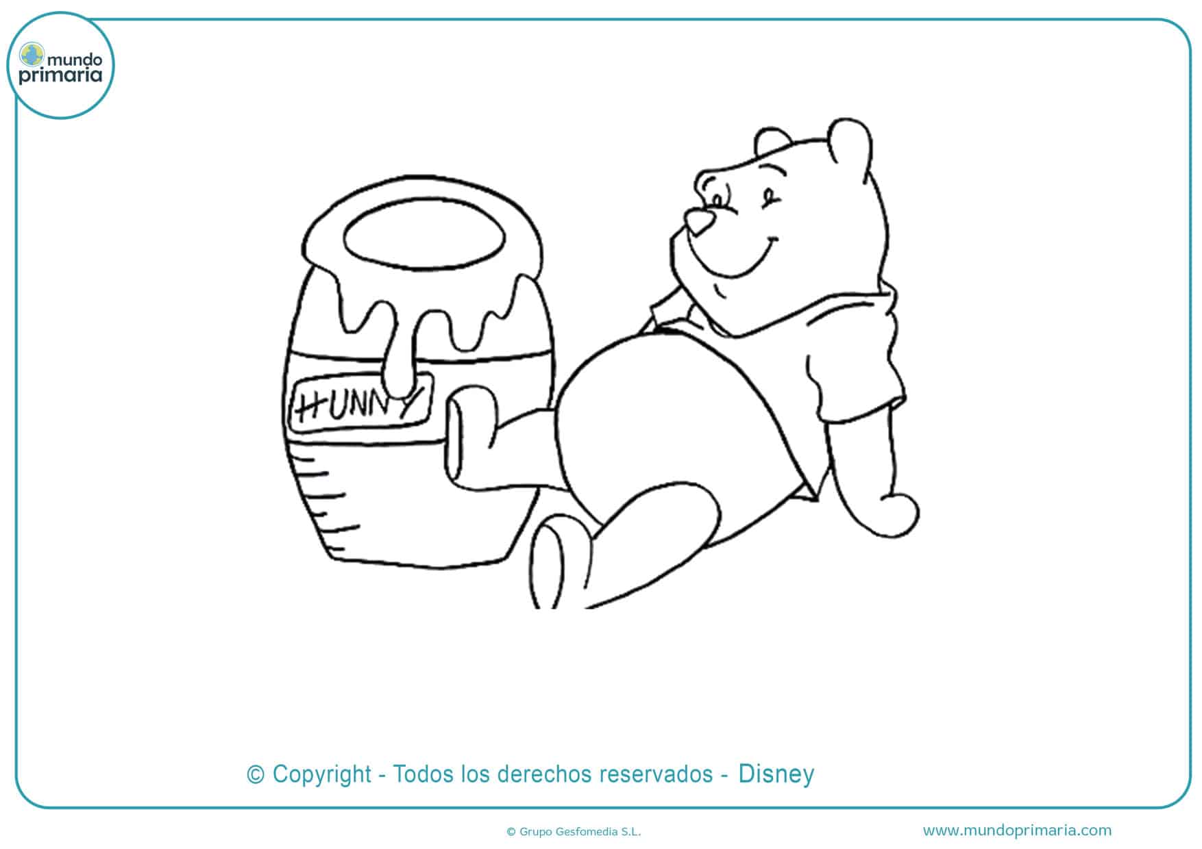 Â dibujos de winnie pooh para colorear imprimir y listo