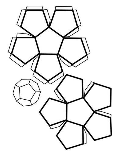 Plantillas para elaboras cuerpos geometricos figuras geometricas para armar dodecaedro cuerpos geometricos para armar