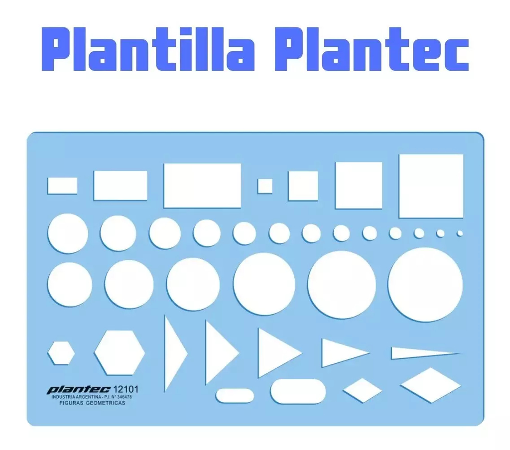 Plantilla plantec figuras geometricas