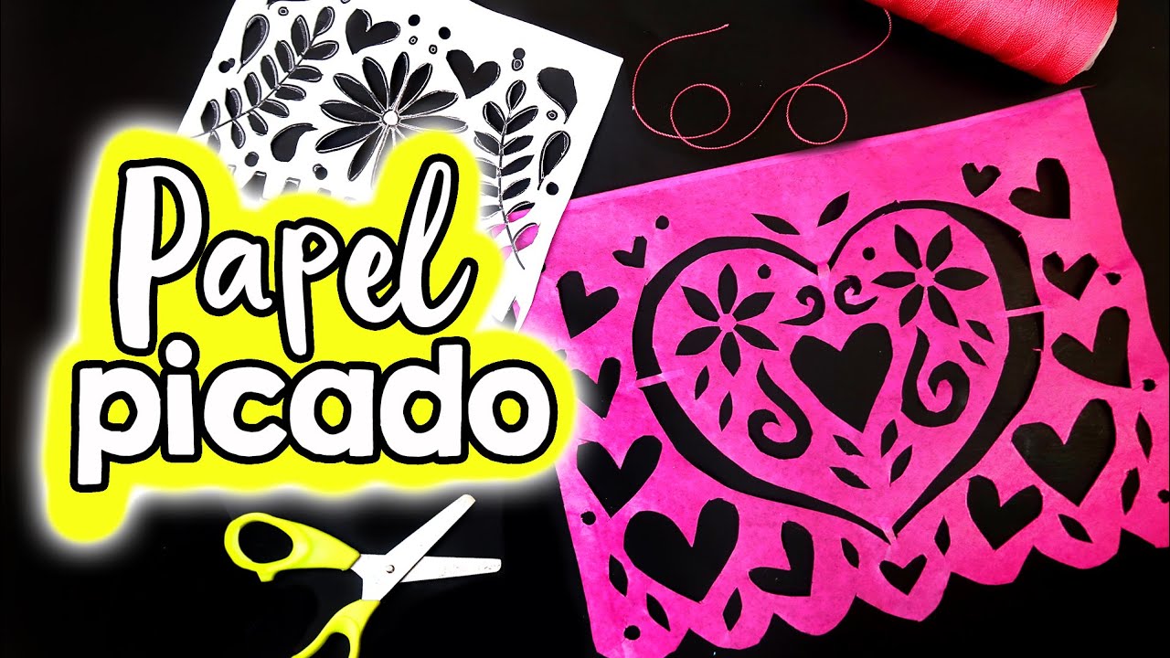 Bonitas y tradicionales plantillas para hacer papel picado de dãa de muertos radio fãrmula