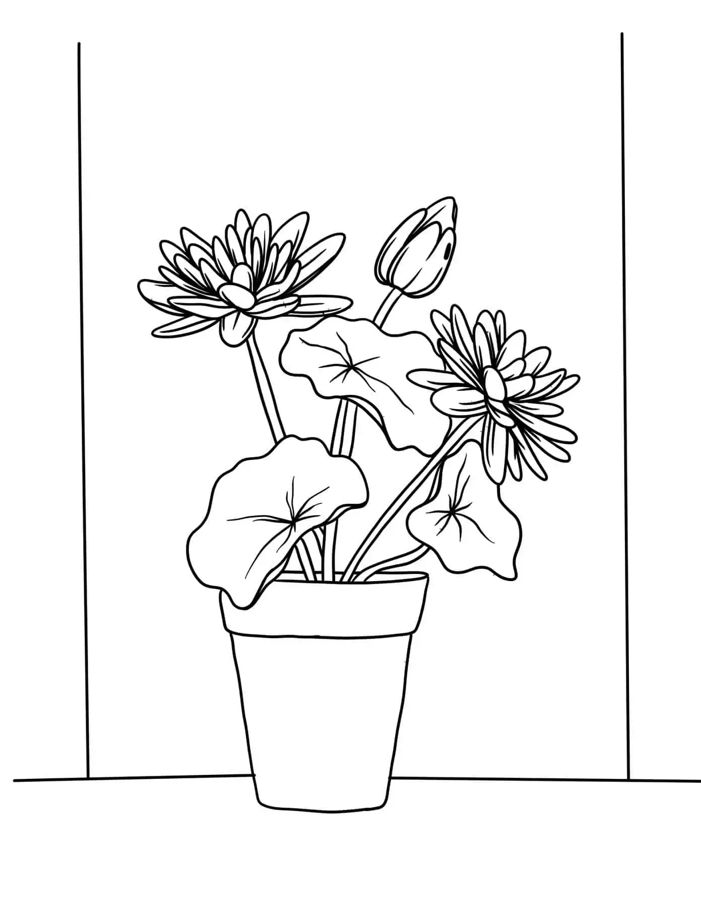 Amazing plant coloring pages