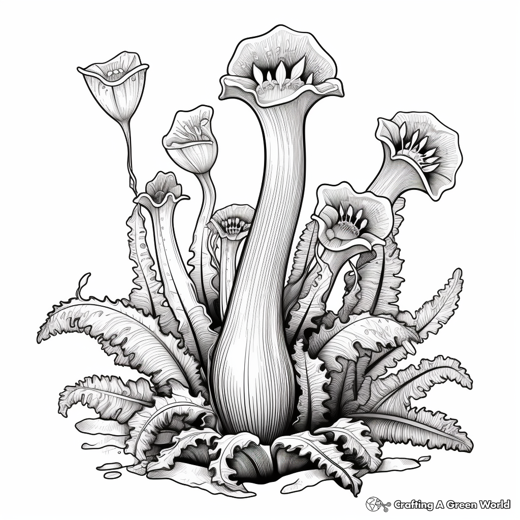 Plant coloring pages