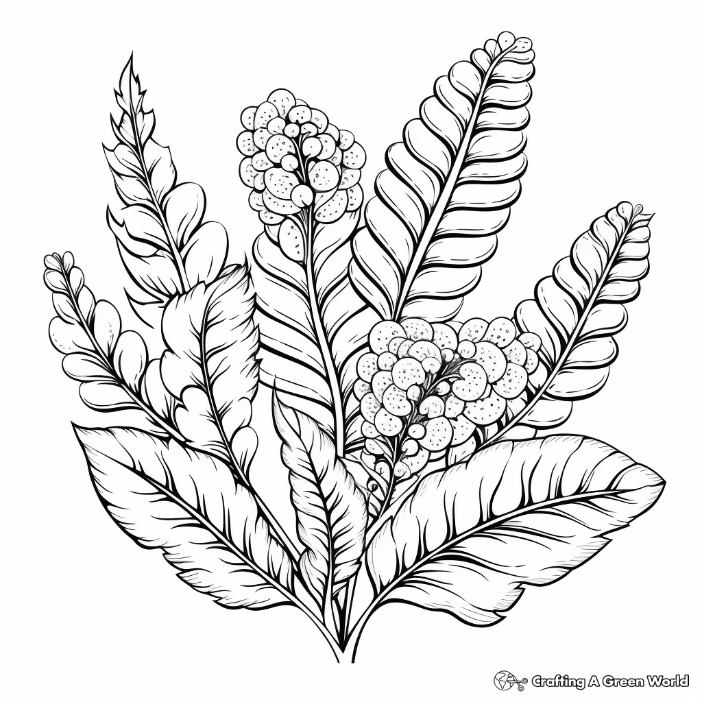 Plant coloring pages