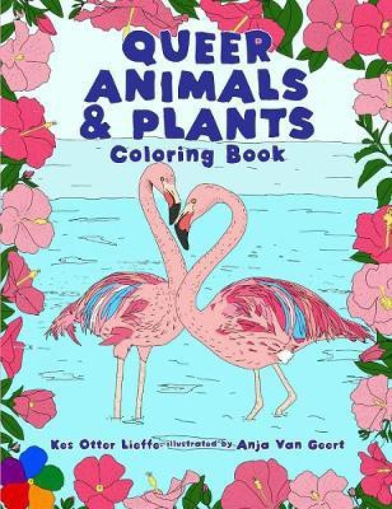 Queer animals and plants coloring book buy queer animals and plants coloring book by lieffe kes otter at low price in india